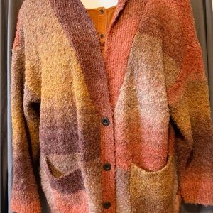 Women's Multicolor Cardigan Sweater